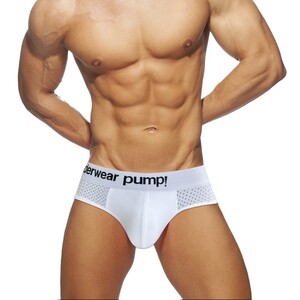 Фото - Нижнее белье брифы для мужчин Pump в белом цвете - Men box