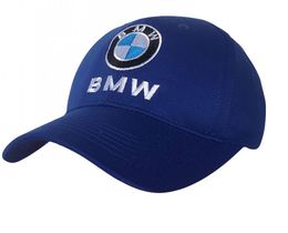 Фото - Бейсболка синяя с логотипом авто BMW - Men box