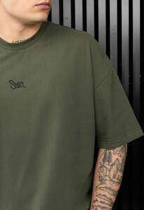 Фото - Повсякденна футболка для чоловіків Staff khaki logo oversize - Men box