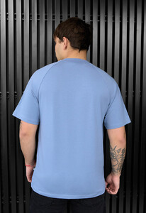 Фото - Повседневная мужская футболка Staff light blue - Men box