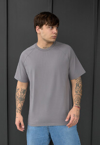 Фото - Однотонна сіра футболка Staff gray - Men box