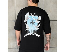 Фото - Оверсайз футболка для парней Staff palm paradise oversize - Men box