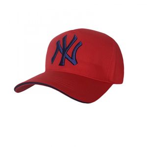 Фото - Всесезонна бейсболка Sport Line червона з логотипом NY - Men box