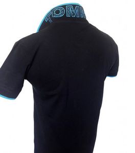 Фото - Футболка-поло Sport Line темно-синяя с брендовым лого - Men box