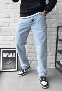 Фото - Повсякденні джинси для чоловіків Staff 2206 light blue baggy - Men box