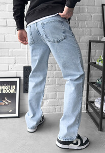 Фото - Повсякденні джинси для чоловіків Staff 2206 light blue baggy - Men box