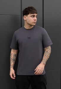 Фото - Хлопковая футболка для мужчин Staff dark gray logo - Men box