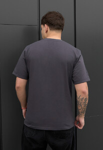 Фото - Хлопковая футболка для мужчин Staff dark gray logo - Men box