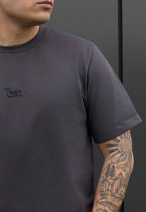 Фото - Хлопковая футболка для мужчин Staff dark gray logo - Men box
