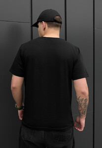 Фото - Брендированная черная футболка Staff black reflective logo - Men box