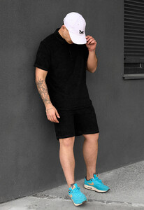 Фото - Летний черный костюм для мужчин Staff ch black - Men box