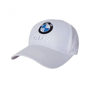 Фото - Бейсболка с логотипом BMW белого цвета - Men box
