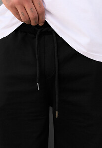 Фото - Однотонні шорти чорного кольору Staff slp black - Men box