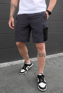 Фото - Темно-сірі шорти карго Staff cargo sit dark gray - Men box