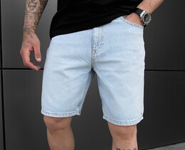 Фото - Светло-голубые шорты для парней Staff 8 light blue regular - Men box