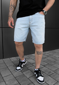 Фото - Светло-голубые шорты для парней Staff 8 light blue regular - Men box