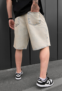 Фото - Молодіжні шорти для хлопців Staff 6 baggy blue beige - Men box