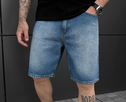 Фото - Синие джинсовые шорты Staff 4 blue regular - Men box