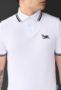 Фото - Хлопковое поло белого цвета Staff white logo - Men box