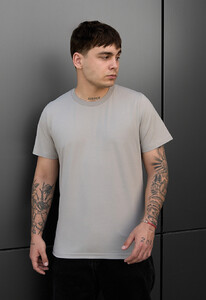 Фото - Мужская светло-серая футболка Staff light gray basic - Men box