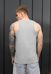Фото - Однотонная майка серого цвета Staff ns gray - Men box