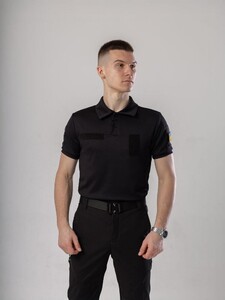 Фото - Военное поло черного цвета от бренда Pobedov Recon - Men box