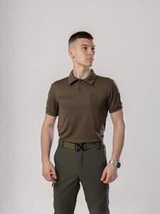 Фото - Чоловіче військове поло у кольорі хакі Pobedov Recon - Men box