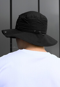 Фото - Однотонна літня панама Staff black logo - Men box