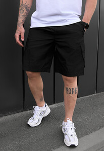Фото - Однотонні чоловічі шорти Staff bl black - Men box