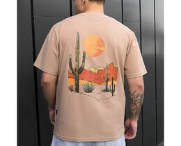 Фото - Брендированная футболка с принтом Staff logo & cactus - Men box