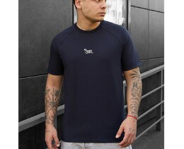 Фото - Мужская футболка в темно-синем цвете Staff navy logo - Men box