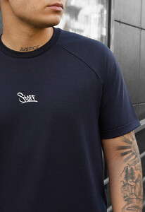 Фото - Мужская футболка в темно-синем цвете Staff navy logo - Men box