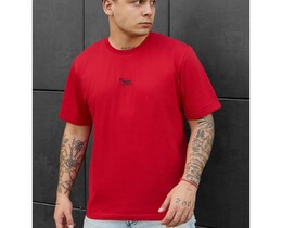 Фото - Яскрава червона футболка для хлопців Staff red logo - Men box