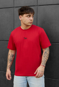 Фото - Яркая красная футболка для парней Staff red logo - Men box
