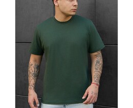 Фото - Однотонная зеленая футболка Staff green - Men box
