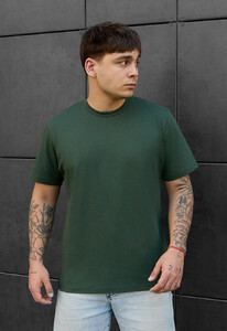 Фото - Однотонная зеленая футболка Staff green - Men box