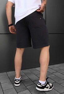 Фото - Однотонні темно-сірі шорти Staff tor dark gray - Men box