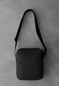 Фото - Однотонная темно-серая барсетка Staff alp dark gray - Men box