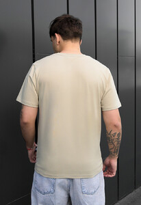 Фото - Бежево-оливковая мужская футболка Staff moto - Men box
