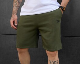 Фото - Брендированные мужские шорты Staff dje khaki logo - Men box