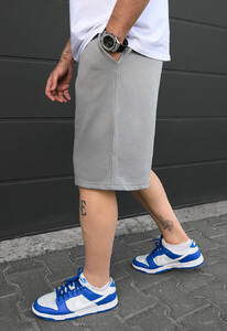 Фото - Молодежные шорты на лето Staff nes light gray - Men box