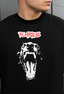 Фото - Хлопковая оверсайз футболка Staff fearless oversize - Men box