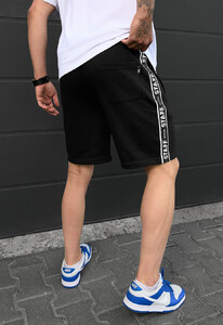 Фото - Чоловічі шорти із лампасами Staff lam black logo2 - Men box