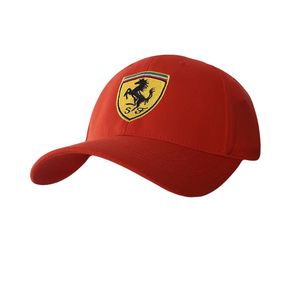 Фото - Мужская бейсболка Ferrari красного цвета - Men box