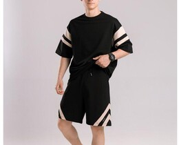 Фото - Универсальный костюм на лето Pobedov Flow черного цвета - Men box