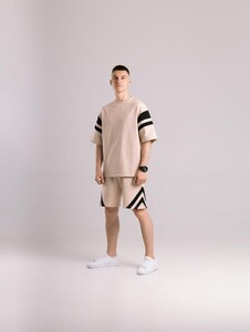 Фото - Повсякденний чоловічий костюм Pobedov Flow бежевого кольору - Men box