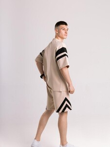 Фото - Повсякденний чоловічий костюм Pobedov Flow бежевого кольору - Men box