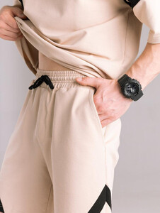 Фото - Повсякденний чоловічий костюм Pobedov Flow бежевого кольору - Men box