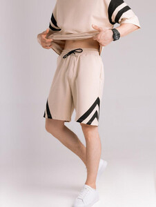 Фото - Повсякденний чоловічий костюм Pobedov Flow бежевого кольору - Men box