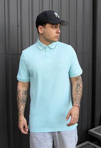 Фото - Світло-блакитне брендоване поло Staff light blue logo - Men box